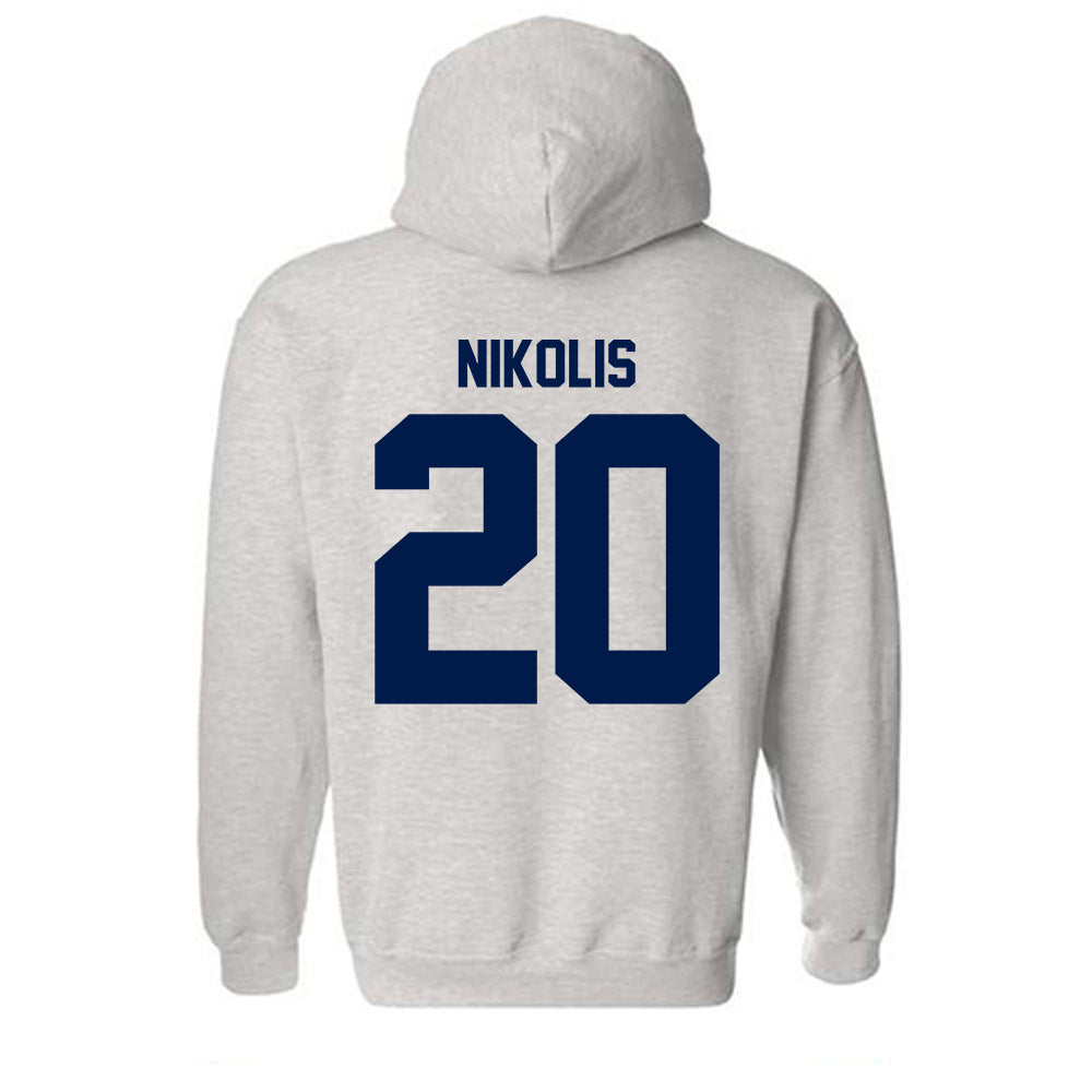 UNF - NCAA Baseball : Trevor Nikolis - Classic Fashion Shersey Hooded Sweatshirt-1