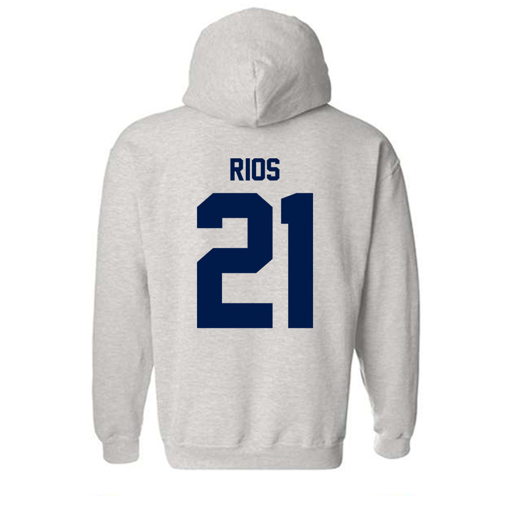 UNF - NCAA Men's Soccer : Rafa Rios - Classic Fashion Shersey Hooded Sweatshirt-1