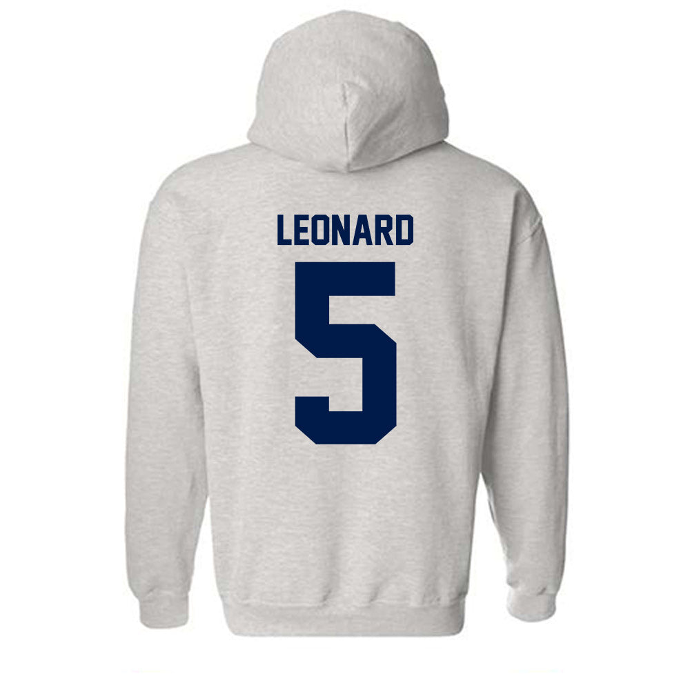 UNF - NCAA Baseball : Cal Leonard - Classic Fashion Shersey Hooded Sweatshirt-1