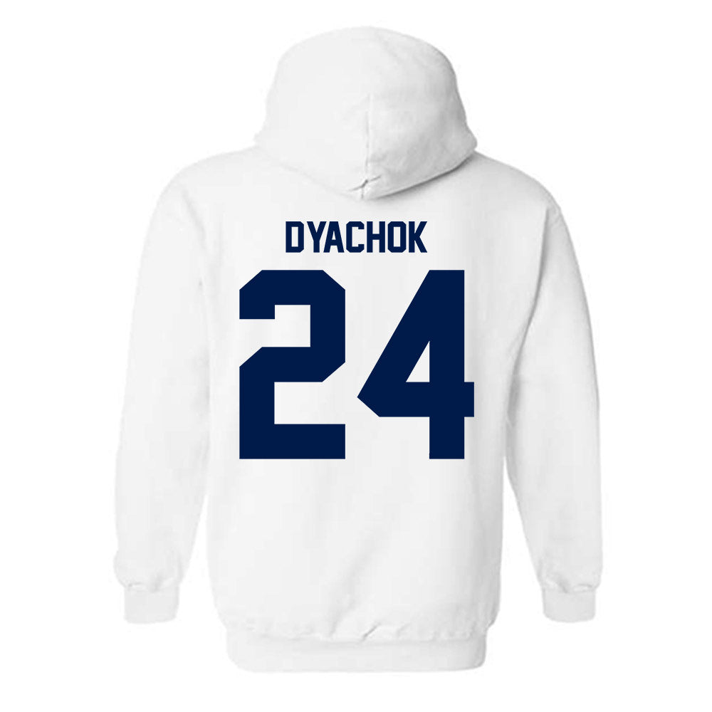 UNF - NCAA Men's Basketball : Nestor Dyachok - Classic Fashion Shersey Hooded Sweatshirt-1