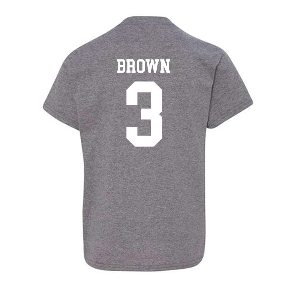 Georgia Southern - NCAA Women's Basketball : Nevaeh Brown - Youth T-Shirt-1