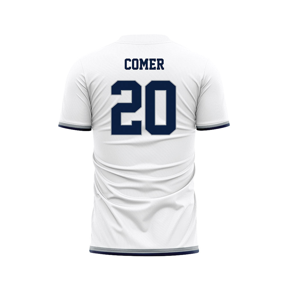 Georgia Southern - NCAA Women's Soccer : Addison Comer - White Soccer Jersey-1