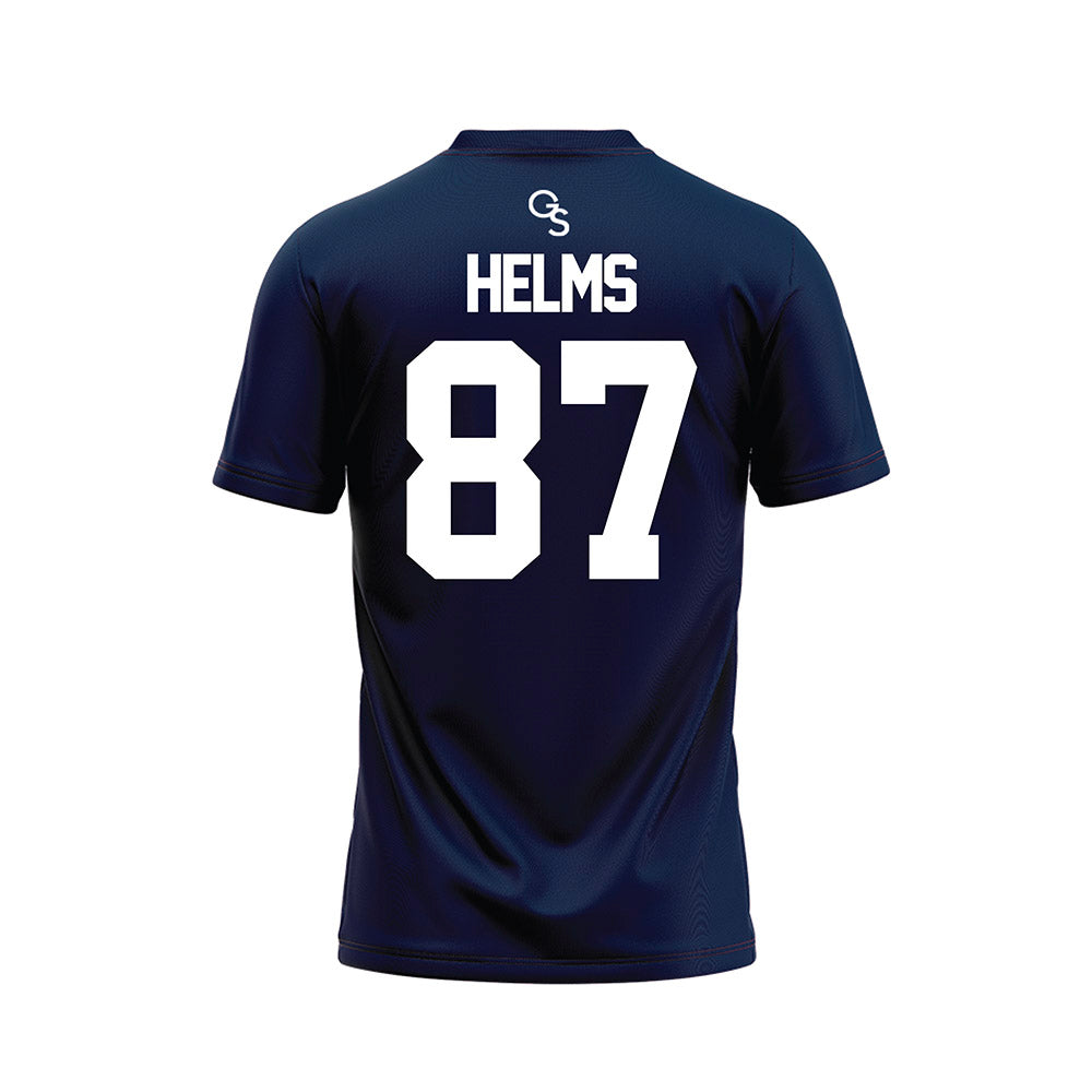 Georgia Southern - NCAA Football : River Helms - Navy Football Jersey-1