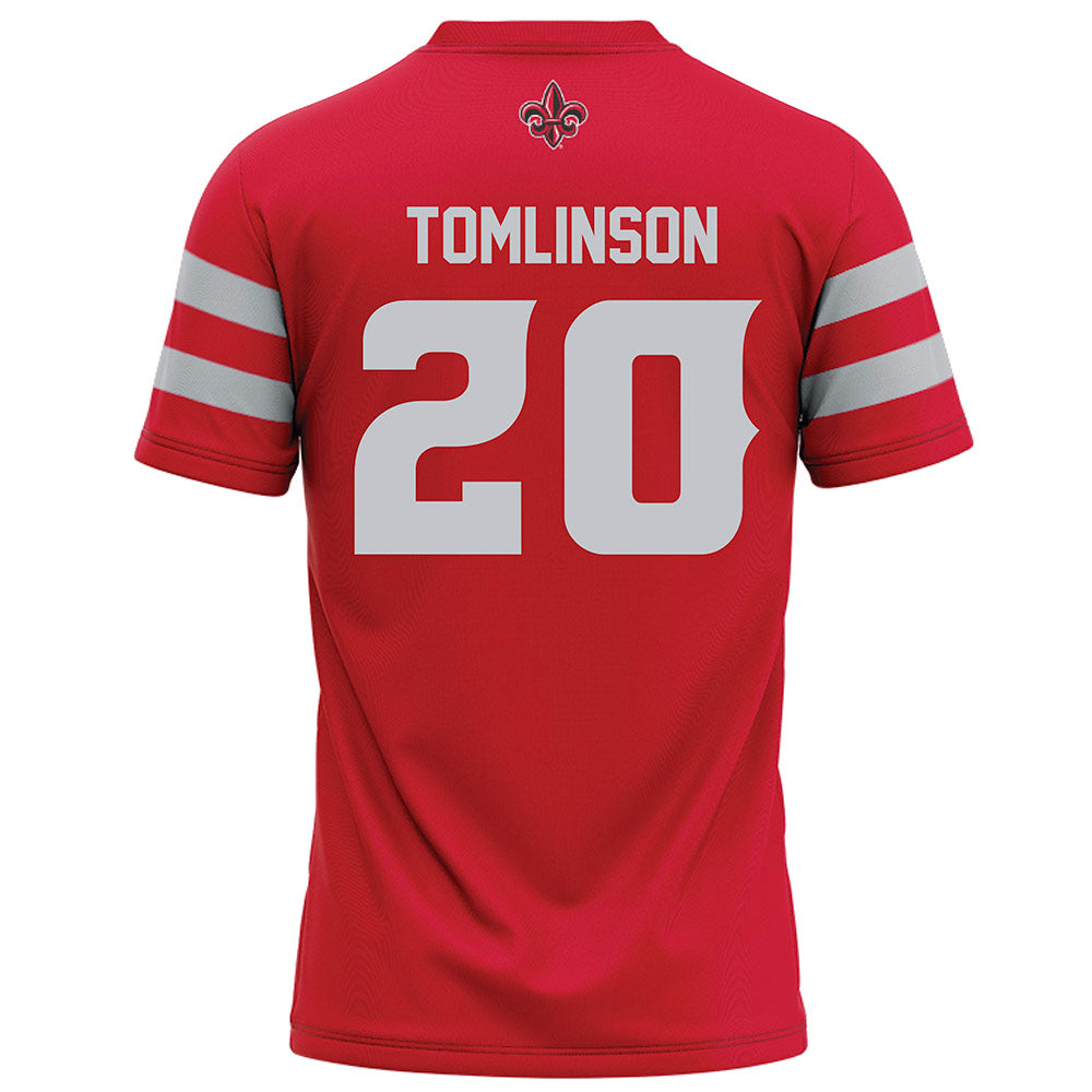 Louisiana - NCAA Football : Trae Tomlinson - Red Football Jersey-1