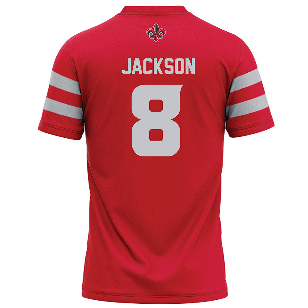 Louisiana - NCAA Football : Kody Jackson - Red Football Jersey-1