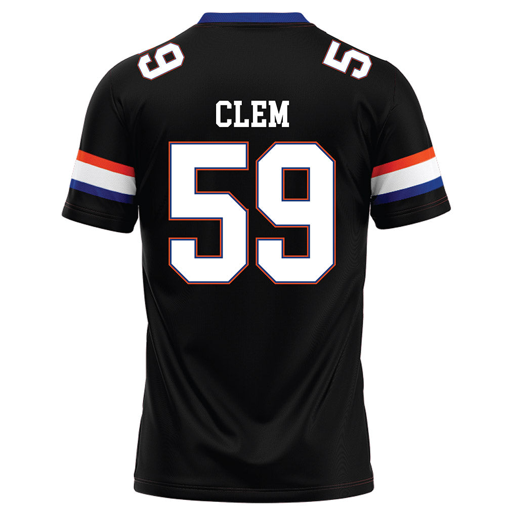 Florida - NCAA Football : Hayden Clem - Black Football Jersey-1