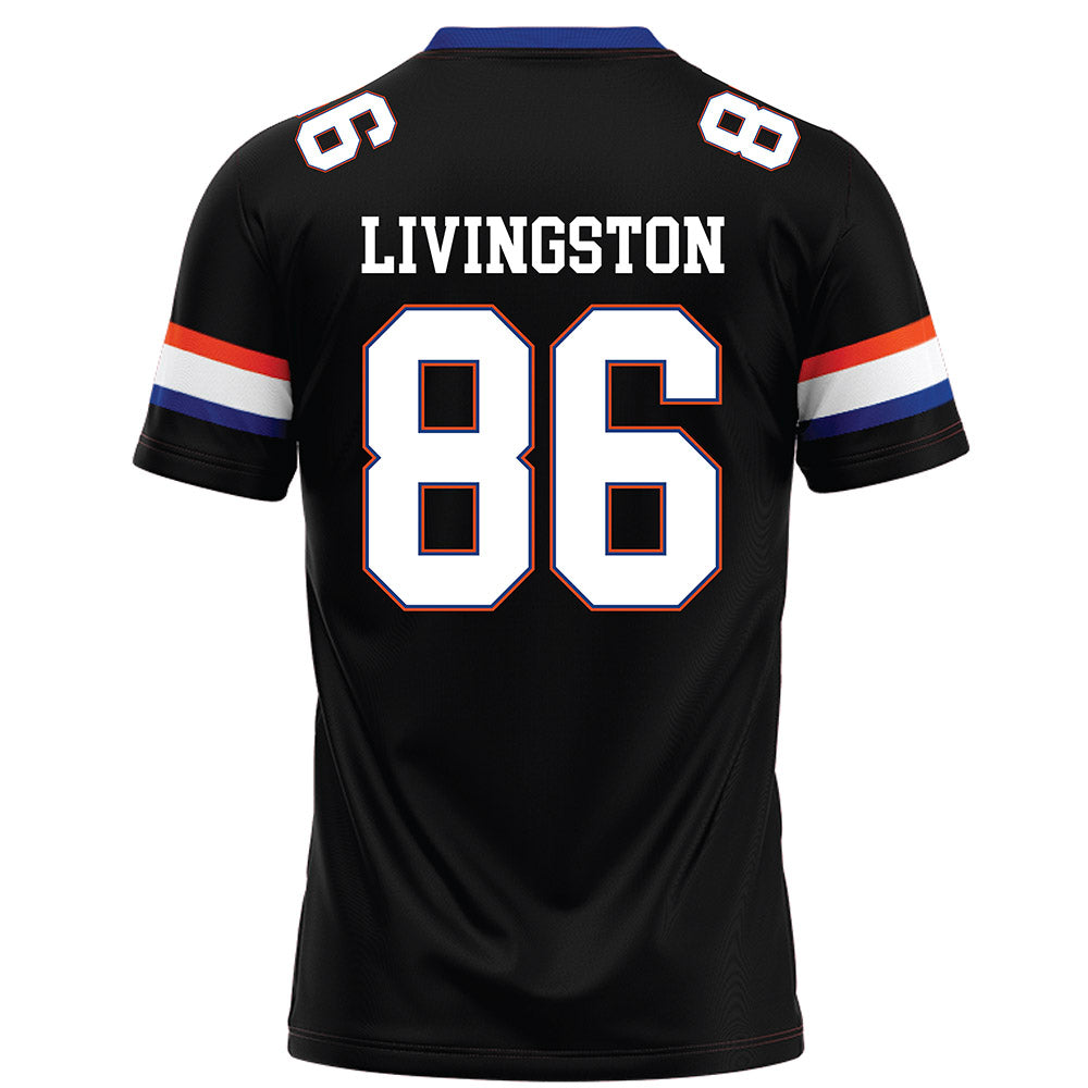 Florida - NCAA Football : Tony Livingston - Black Football Jersey
