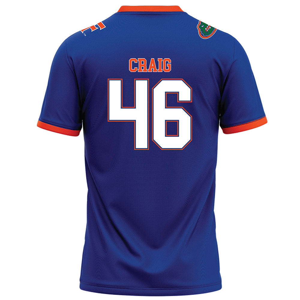 Florida - NCAA Football : Hayden Craig - Royal Football Jersey-1