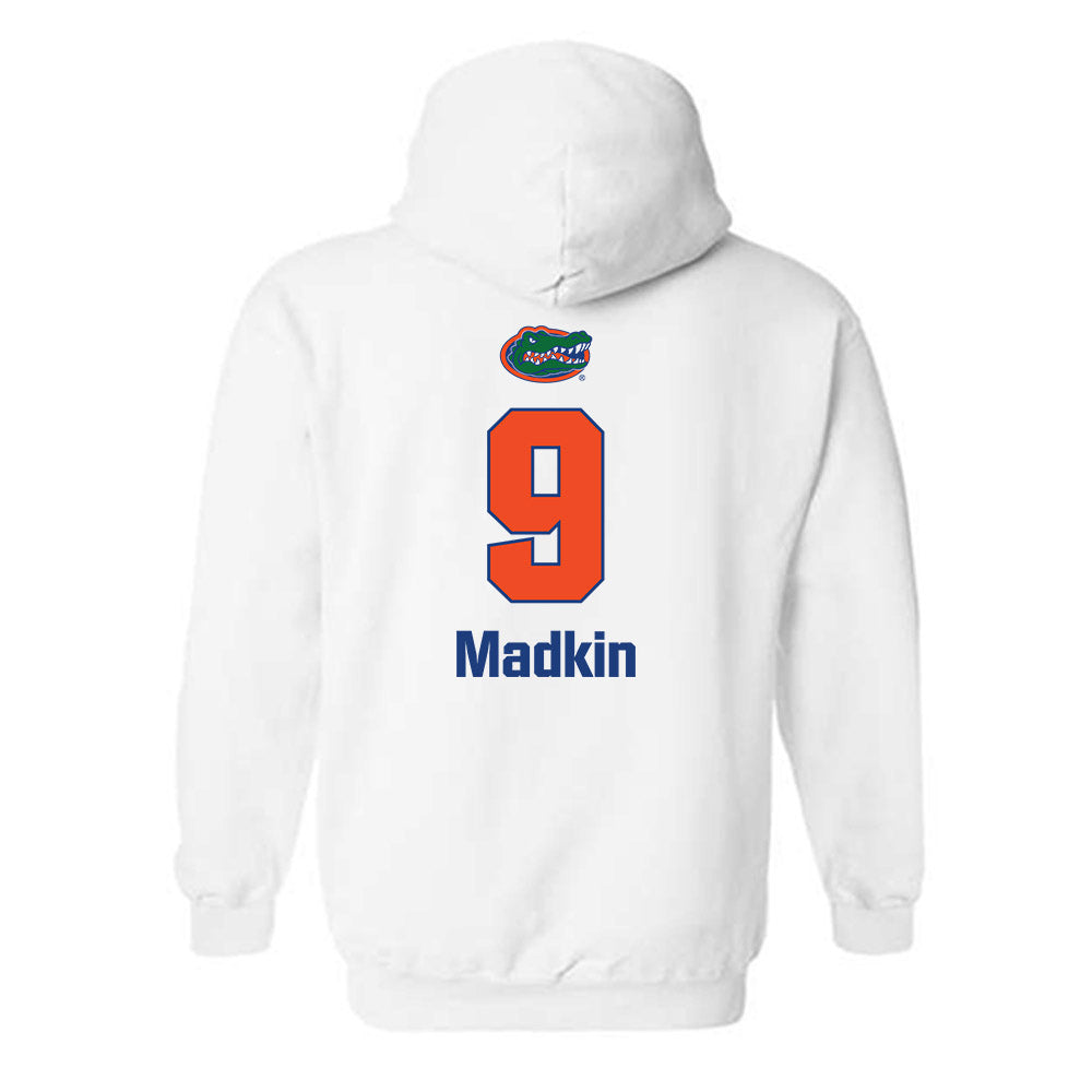 Florida - NCAA Women's Volleyball : Aniya Madkin - Replica Shersey Hooded Sweatshirt-1