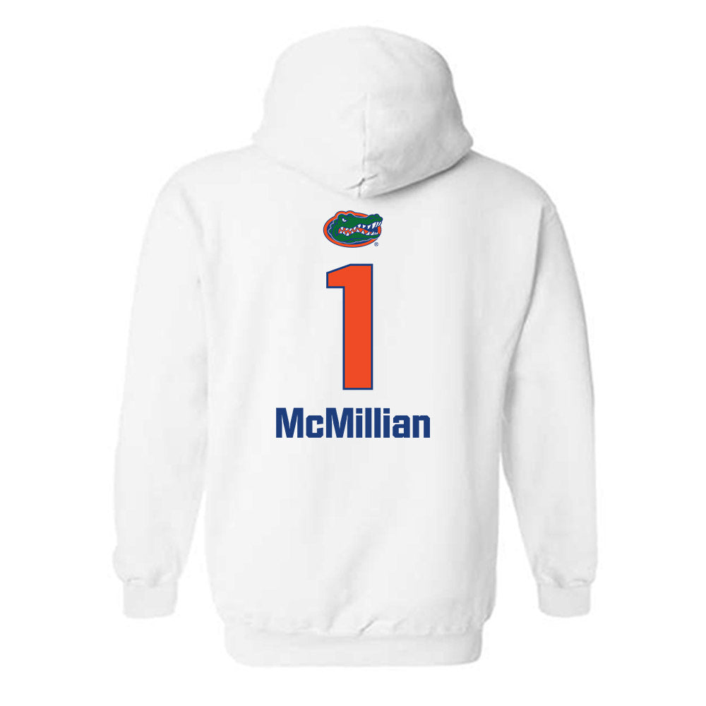 Florida - NCAA Women's Volleyball : DeAndrea McMillian - Replica Shersey Hooded Sweatshirt-1