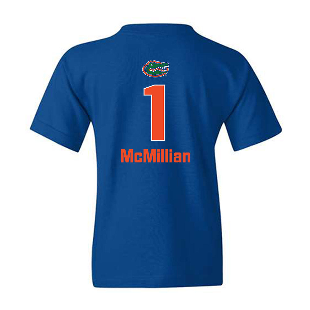Florida - NCAA Women's Volleyball : DeAndrea McMillian - Replica Shersey Youth T-Shirt-1