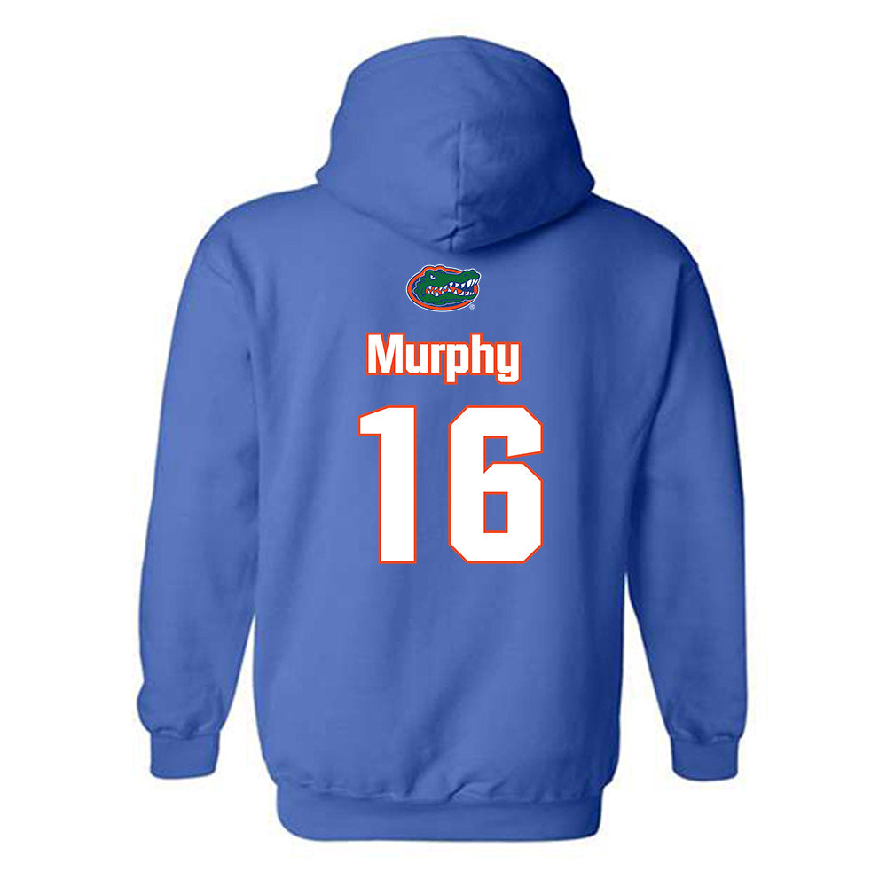 Florida - NCAA Women's Soccer : Brinley Murphy - Replica Shersey Hooded Sweatshirt-1