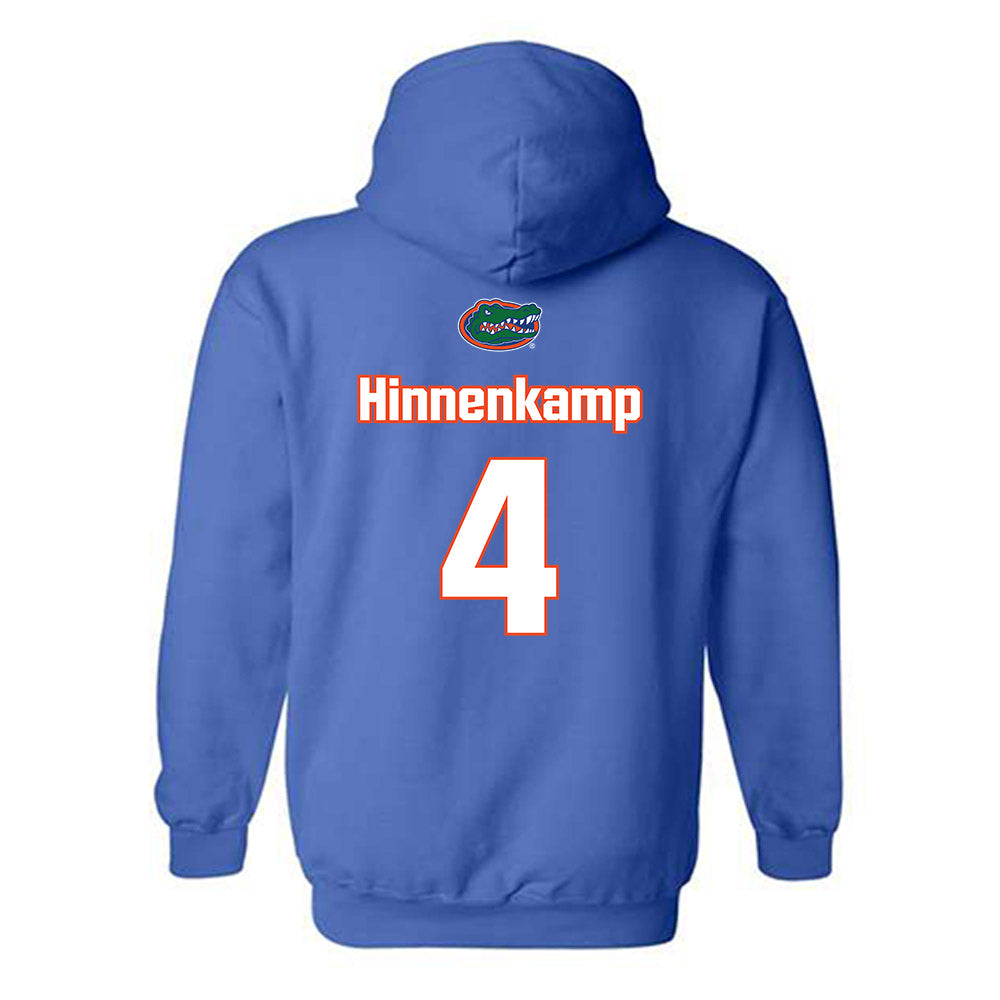 Florida - NCAA Women's Soccer : Megan Hinnenkamp - Replica Shersey Hooded Sweatshirt