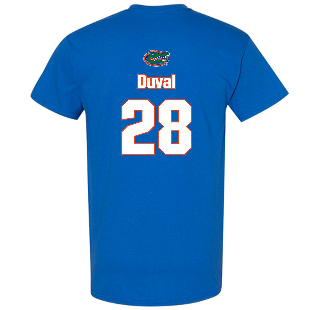 Florida - NCAA Women's Soccer : Emma Duval - Replica Shersey T-Shirt