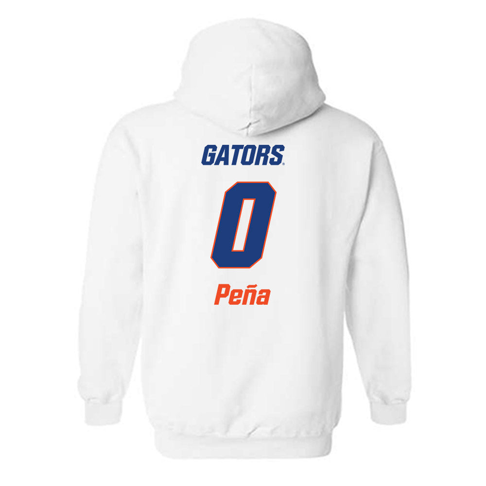 Florida - NCAA Women's Soccer : Paloma Peña - Replica Shersey Hooded Sweatshirt-1
