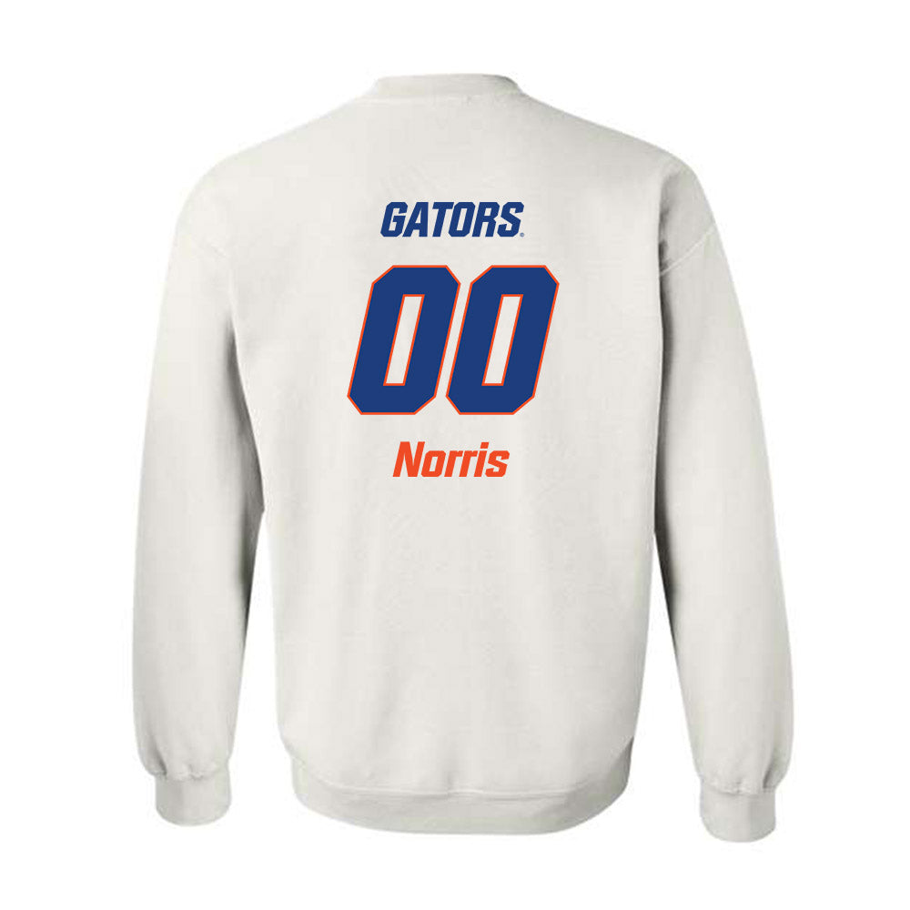 Florida - NCAA Women's Soccer : Nylah Norris - Replica Shersey Crewneck Sweatshirt-1