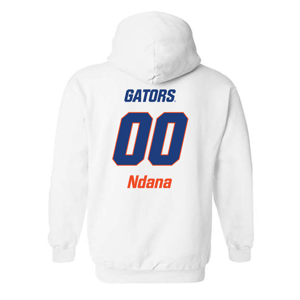 Florida - NCAA Women's Soccer : Conamora Ndana - Replica Shersey Hooded Sweatshirt-1