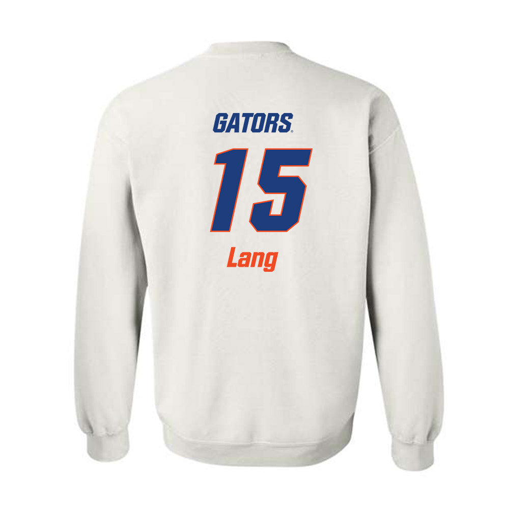 Florida - NCAA Women's Soccer : Addy Lang - Replica Shersey Crewneck Sweatshirt-1