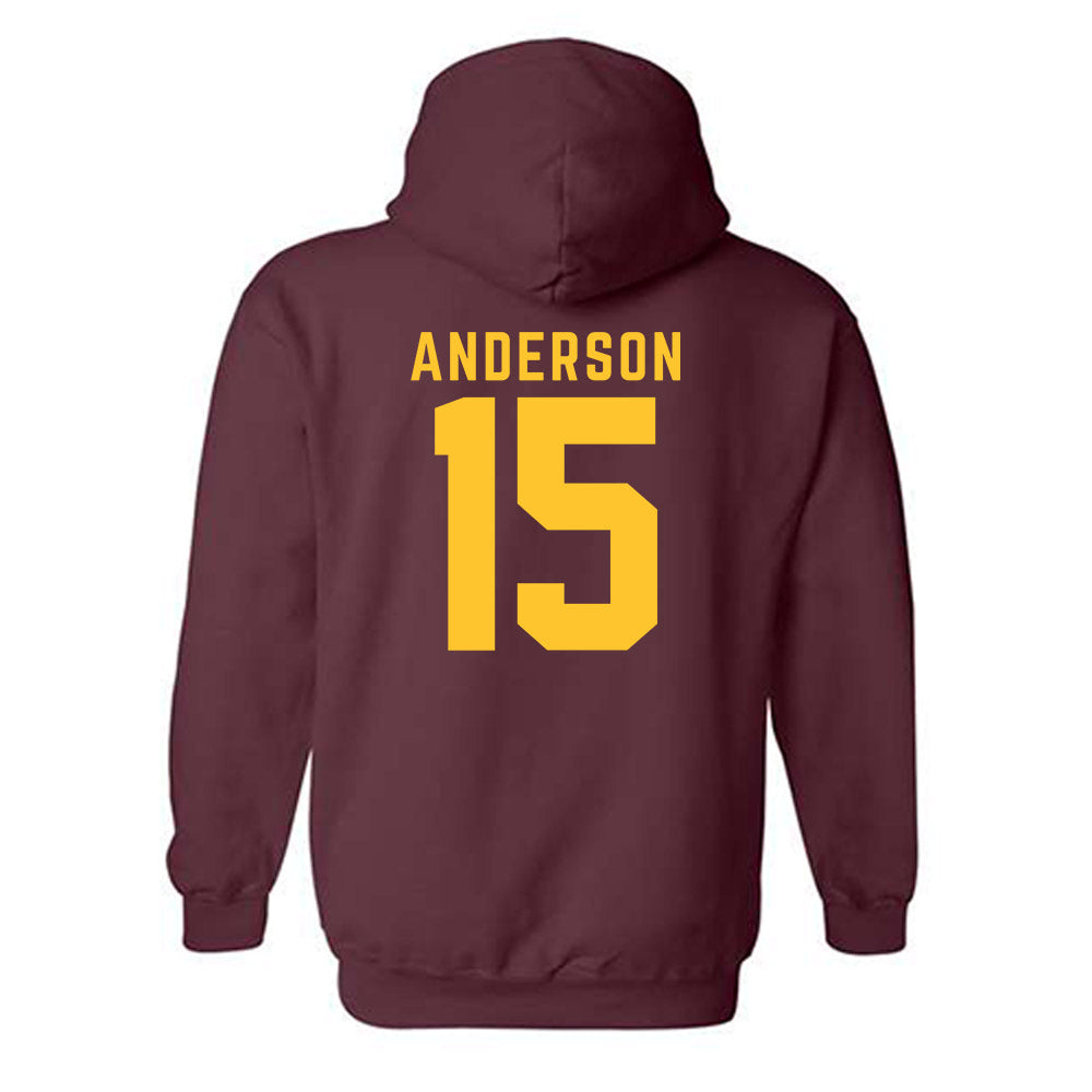 Arizona State - NCAA Football : Khamari Anderson - Classic Shersey Hooded Sweatshirt-1