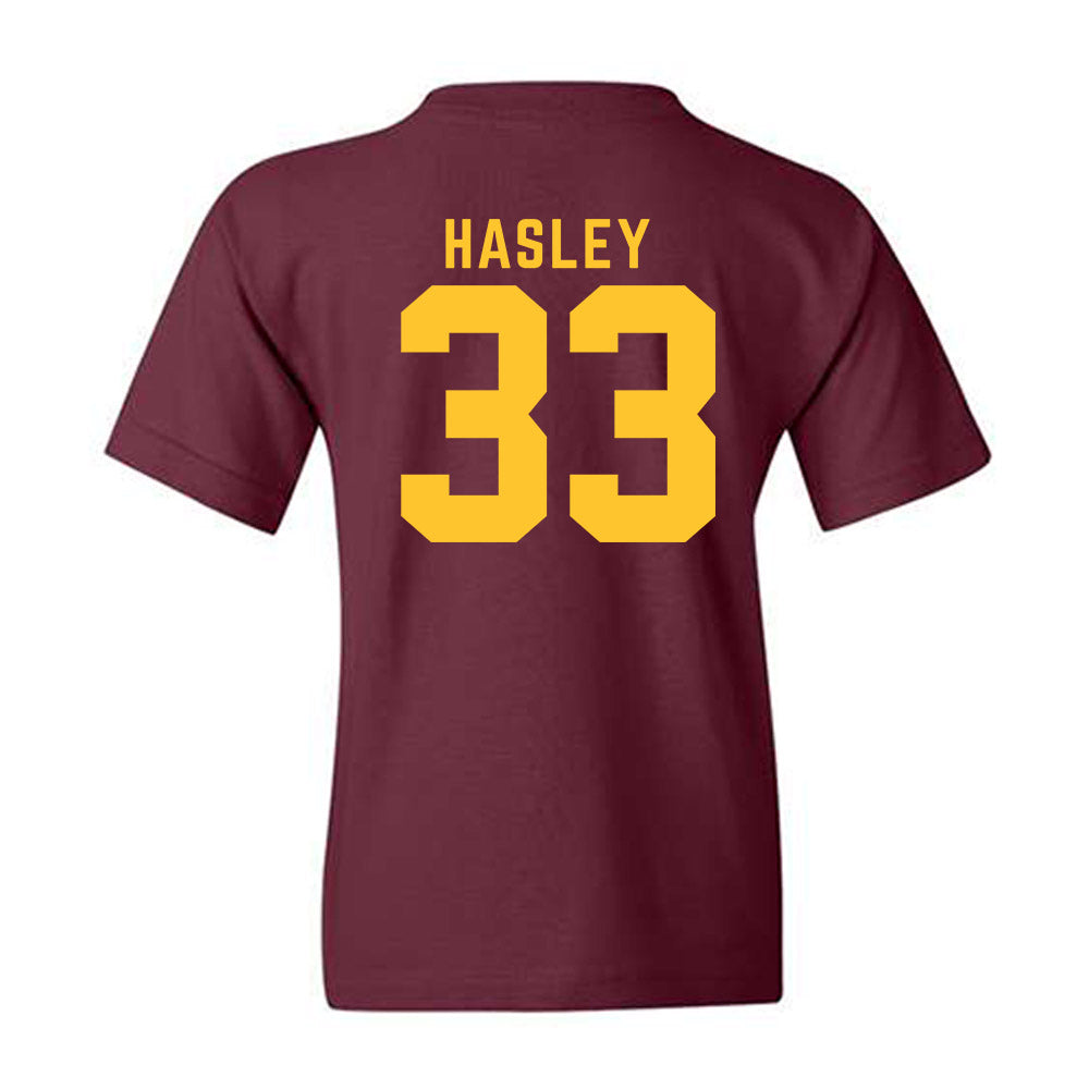 Arizona State - NCAA Men's Ice Hockey : Connor Hasley - Classic Shersey Youth T-Shirt-1