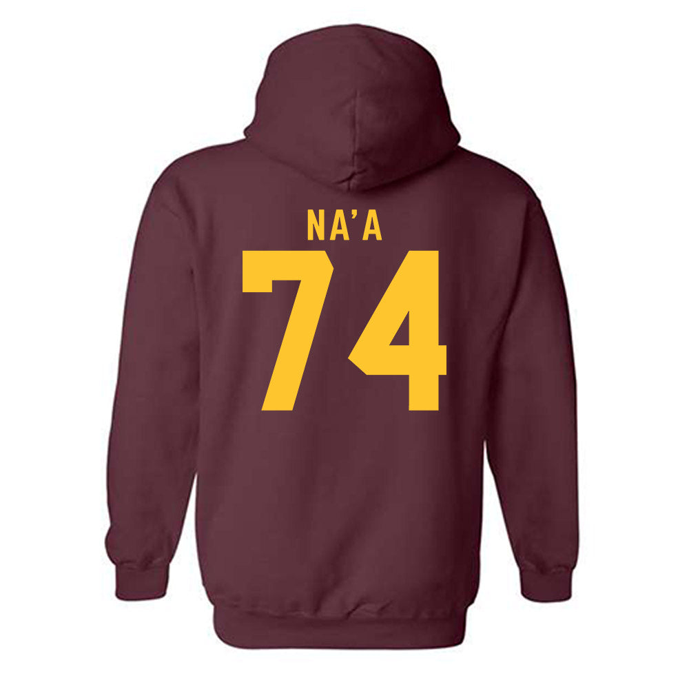Arizona State - NCAA Football : Sean Na'a - Classic Shersey Hooded Sweatshirt-1
