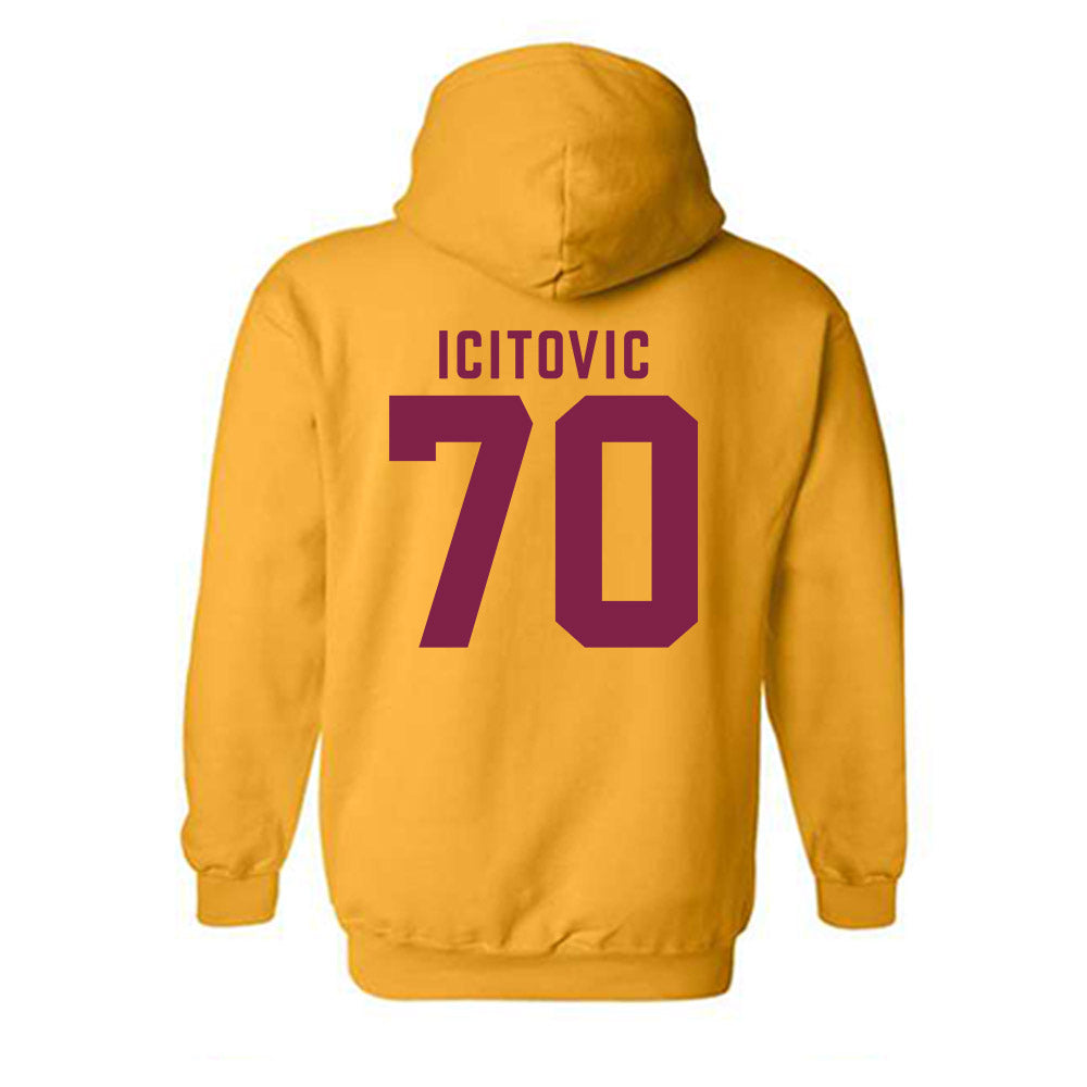 Arizona State - NCAA Men's Basketball : Jovan Icitovic - Classic Shersey Hooded Sweatshirt-1