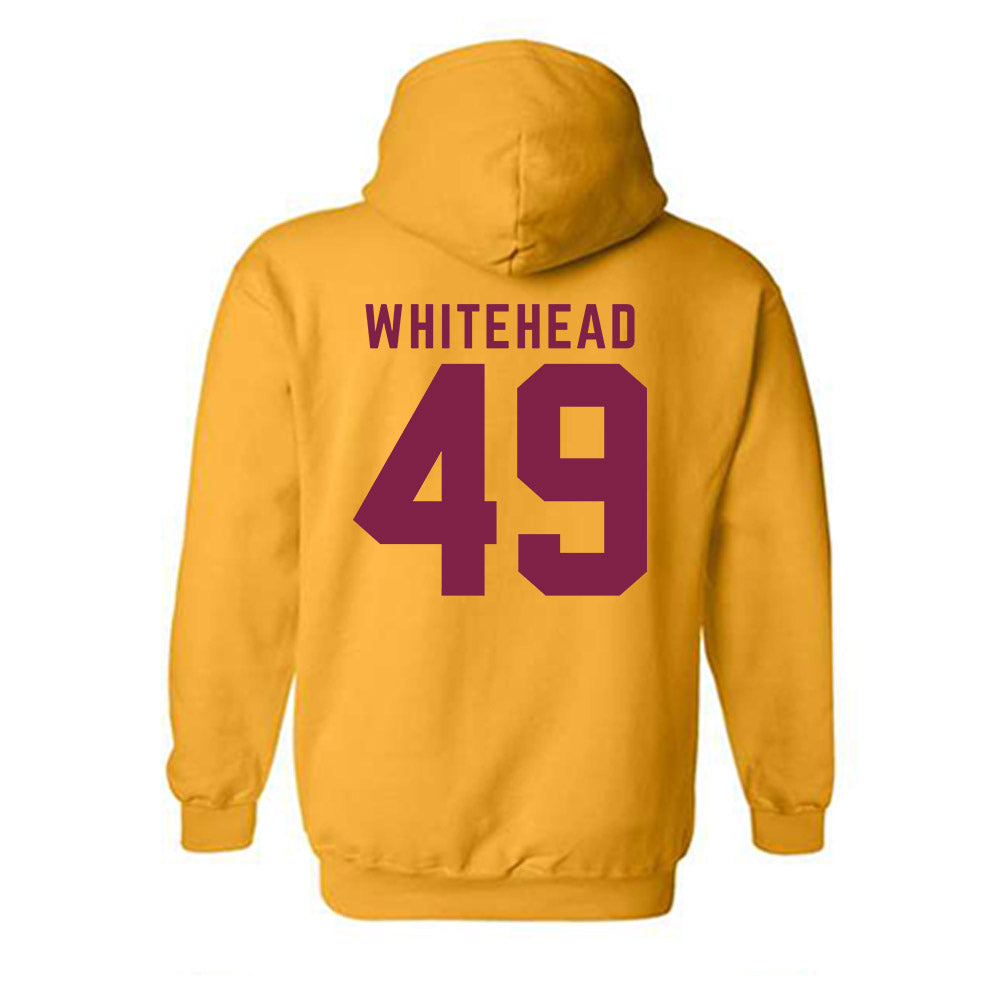 Arizona State - NCAA Men's Ice Hockey : Braxton Whitehead - Classic Shersey Hooded Sweatshirt-1