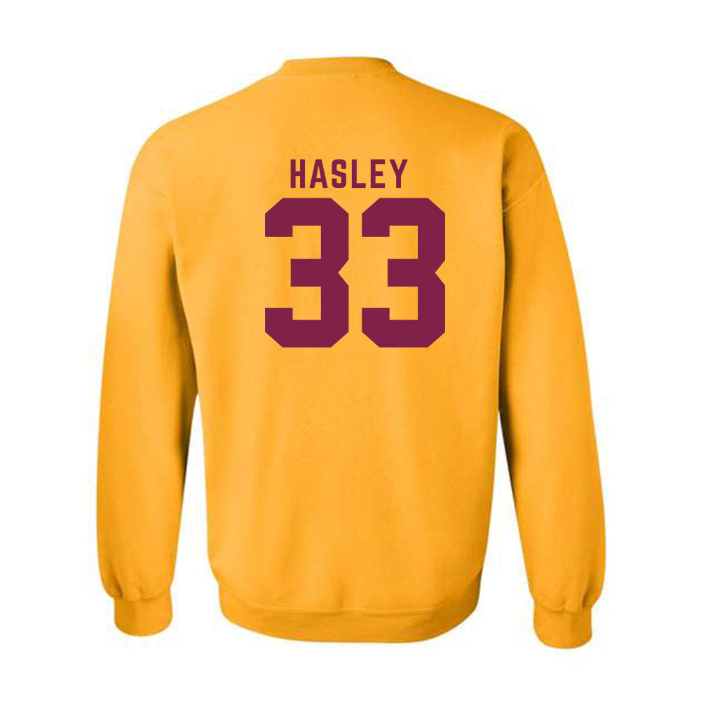 Arizona State - NCAA Men's Ice Hockey : Connor Hasley - Classic Shersey Crewneck Sweatshirt-1