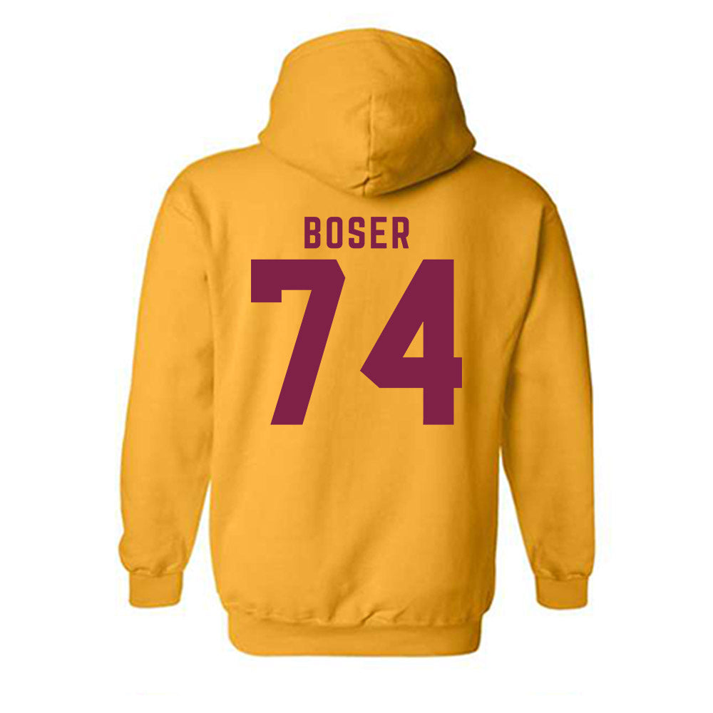 Arizona State - NCAA Men's Ice Hockey : Brasen Boser - Classic Shersey Hooded Sweatshirt-1