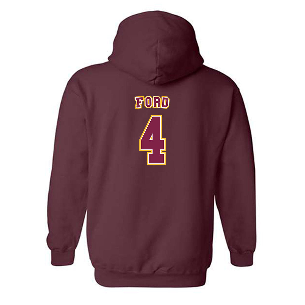 Arizona State - NCAA Men's Basketball : Bryce Ford - Sports Shersey Hooded Sweatshirt-1