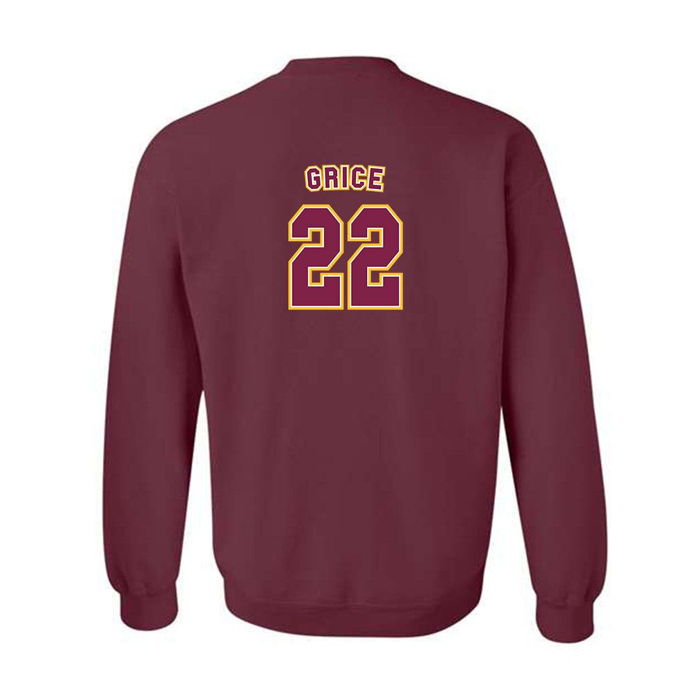 Arizona State - NCAA Women's Basketball : Timya Grice - Sports Shersey Crewneck Sweatshirt-1