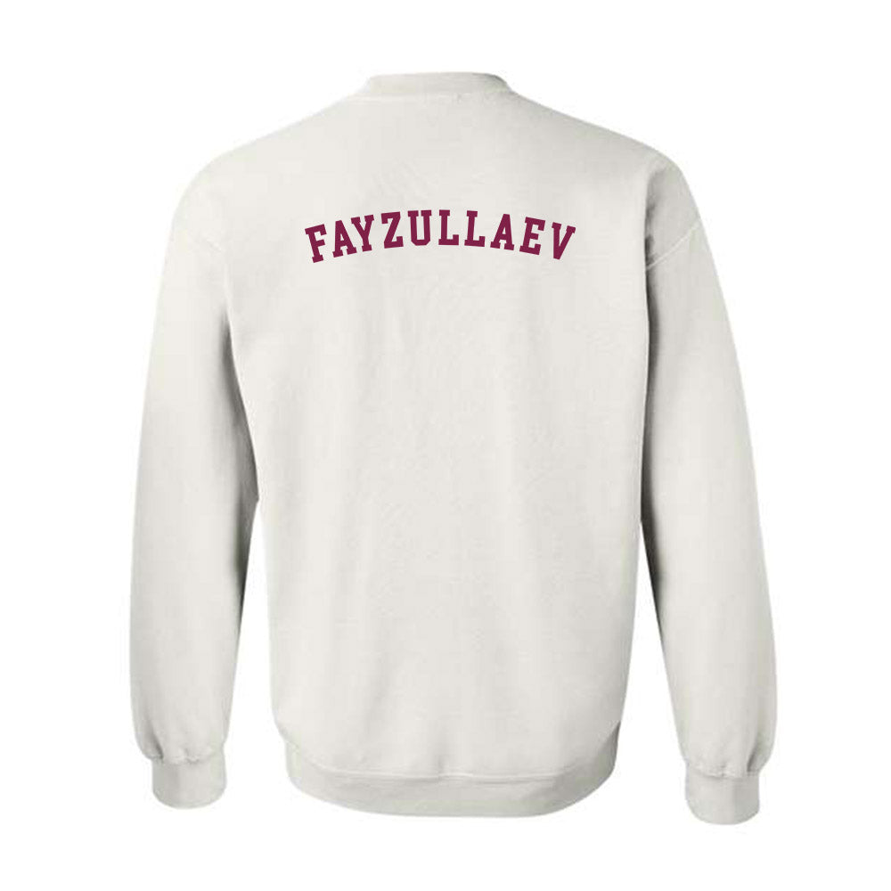 Arizona State - NCAA Wrestling : Azizbek Fayzullaev - Sports Shersey Crewneck Sweatshirt-1