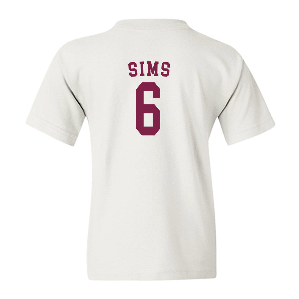 Arizona State - NCAA Football : Jeff Sims - Sports Shersey Youth T-Shirt-1