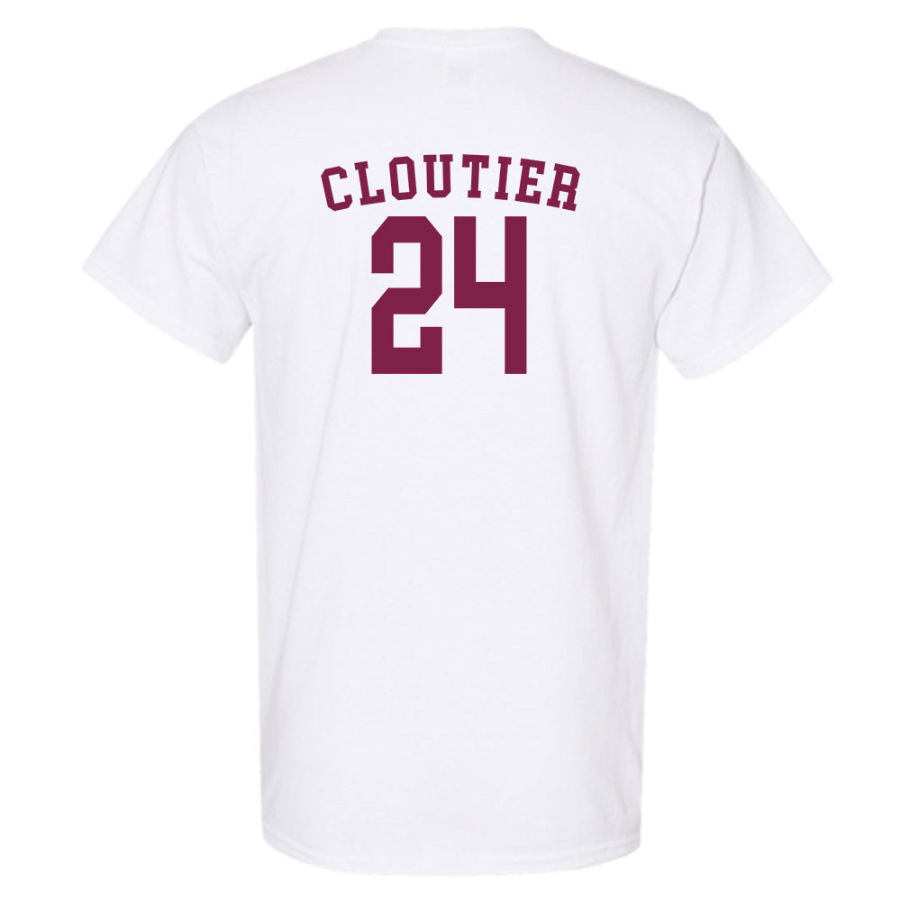 Arizona State - NCAA Men's Ice Hockey : Justin Cloutier - Sports Shersey T-Shirt-1