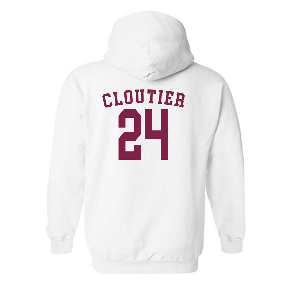 Arizona State - NCAA Men's Ice Hockey : Justin Cloutier - Sports Shersey Hooded Sweatshirt-1