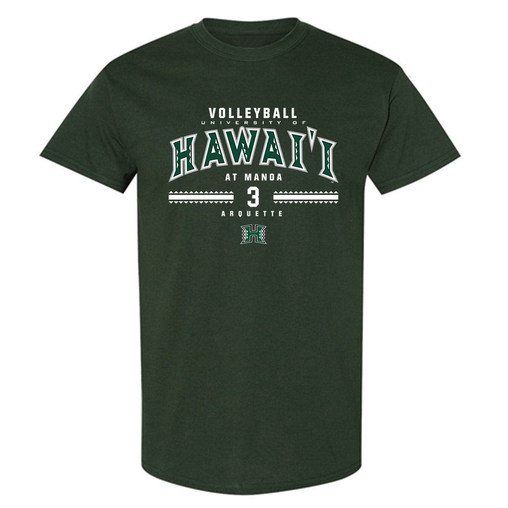 Hawaii - NCAA Women's Volleyball : Adrianna Arquette - Classic Fashion Shersey T-Shirt-0