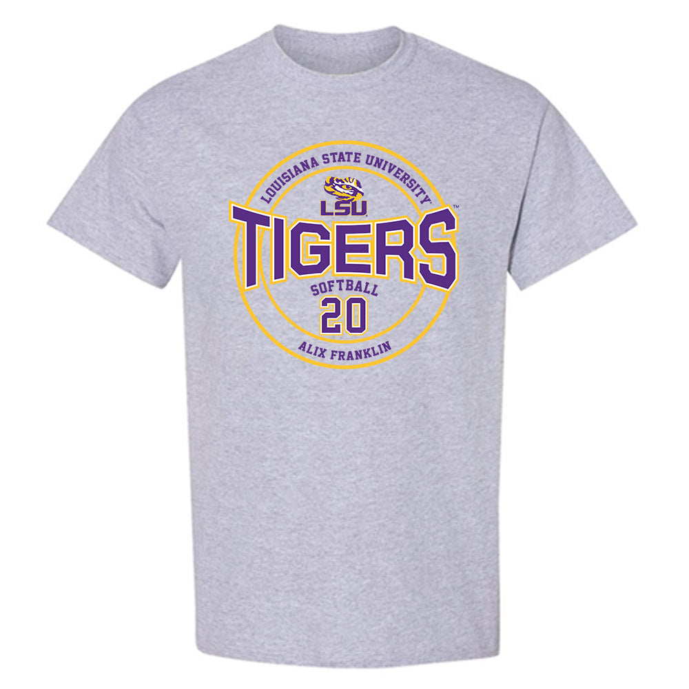 LSU - NCAA Softball : alix franklin - Classic Fashion Shersey T-Shirt-0
