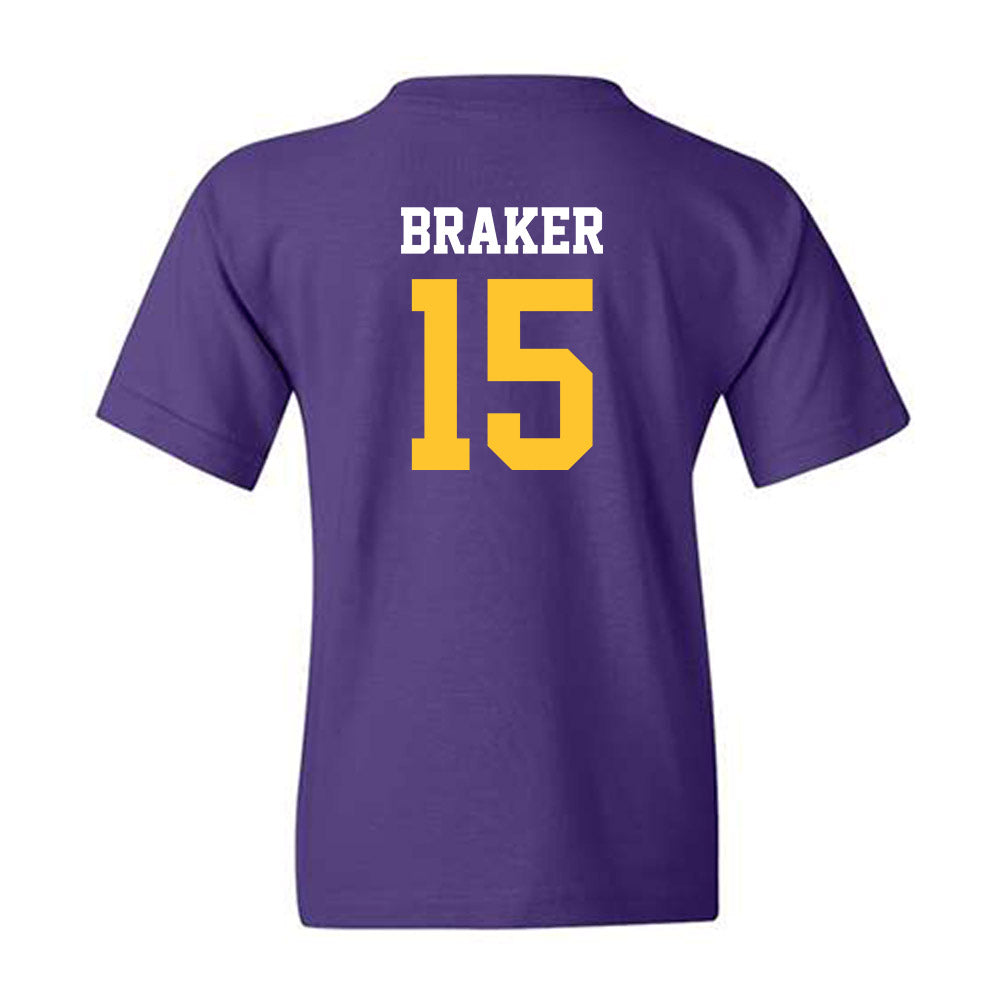 LSU - NCAA Football : Jaiden Braker - Classic Shersey Youth T-Shirt-1