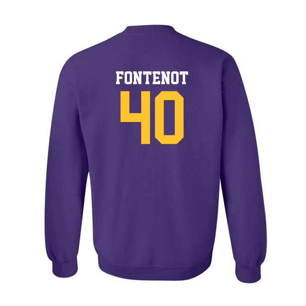 LSU - NCAA Baseball : Grant Fontenot - Classic Shersey Crewneck Sweatshirt-1