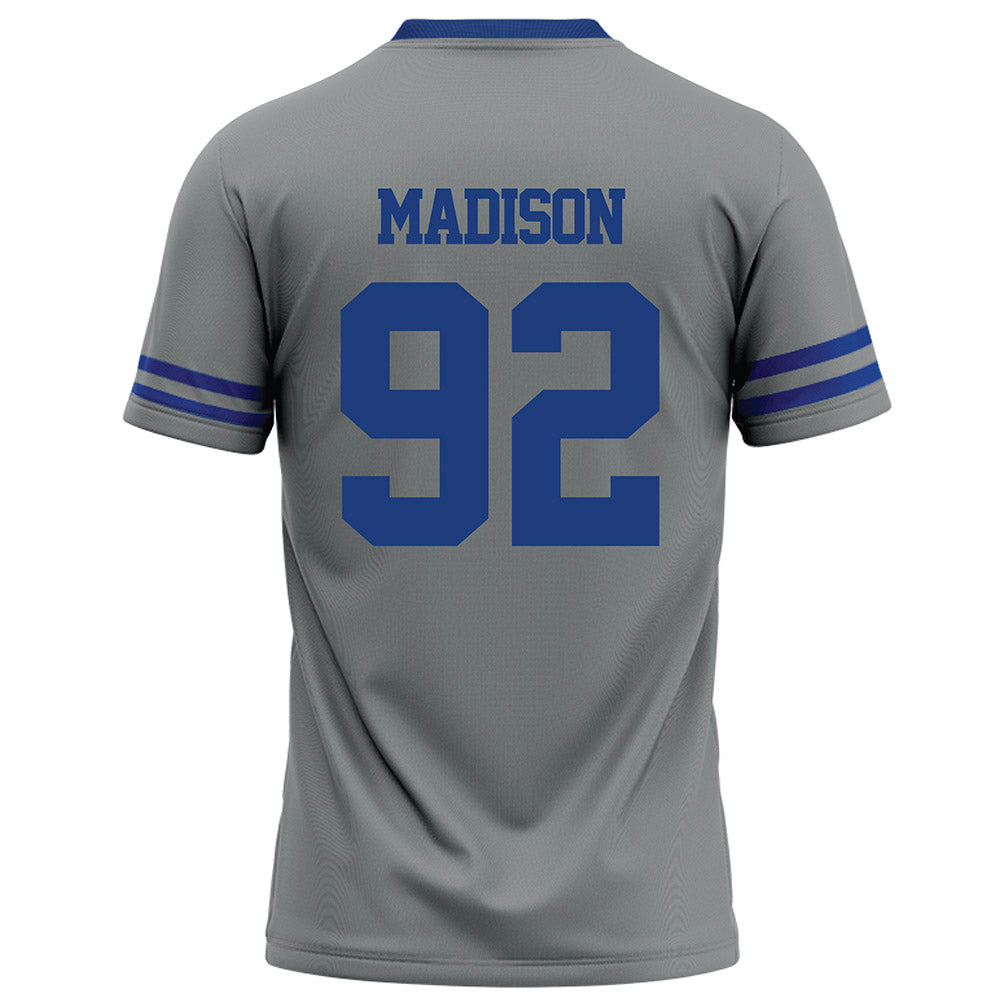 Memphis - NCAA Football : JaQuentin Madison - Grey Football Jersey-1