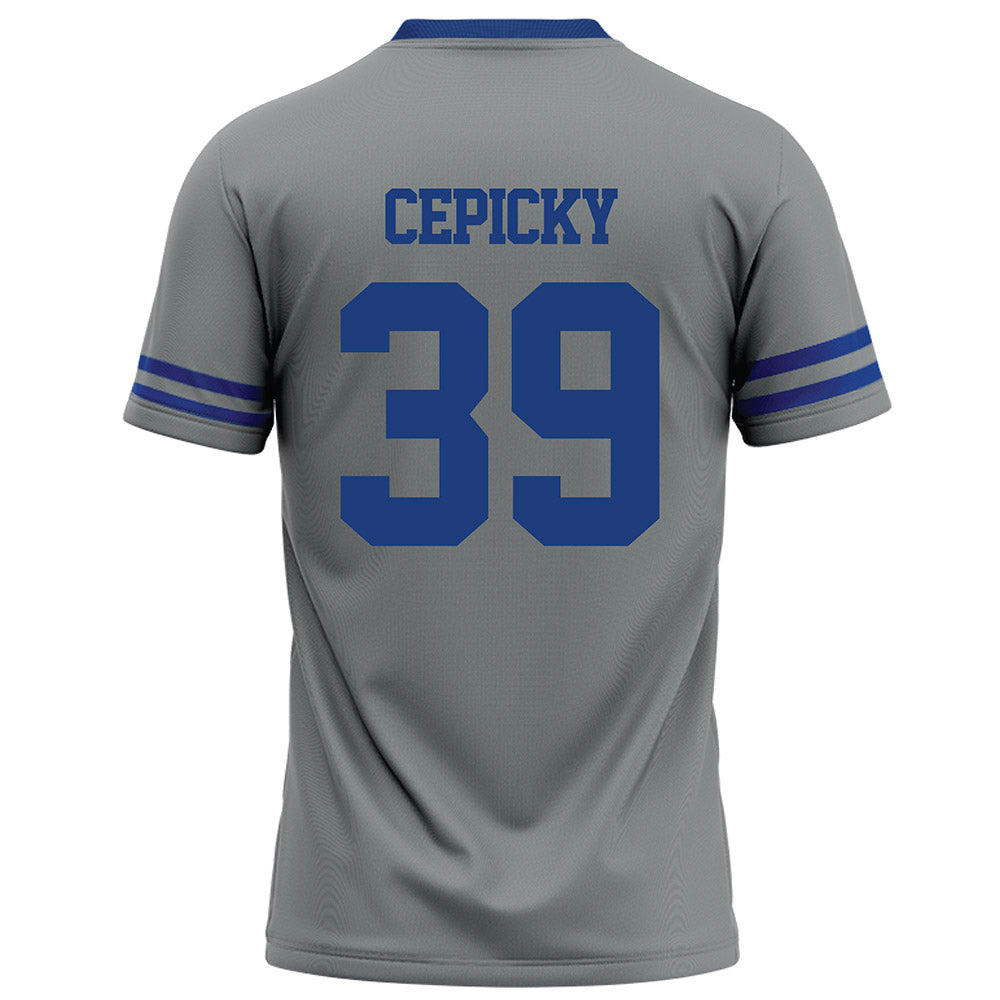 Memphis - NCAA Football : Gabriel Cepicky - Grey Football Jersey-1