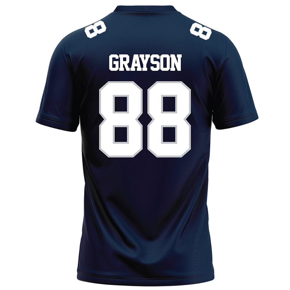 Samford - NCAA Football : Donovan Grayson - Navy Football Jersey-1