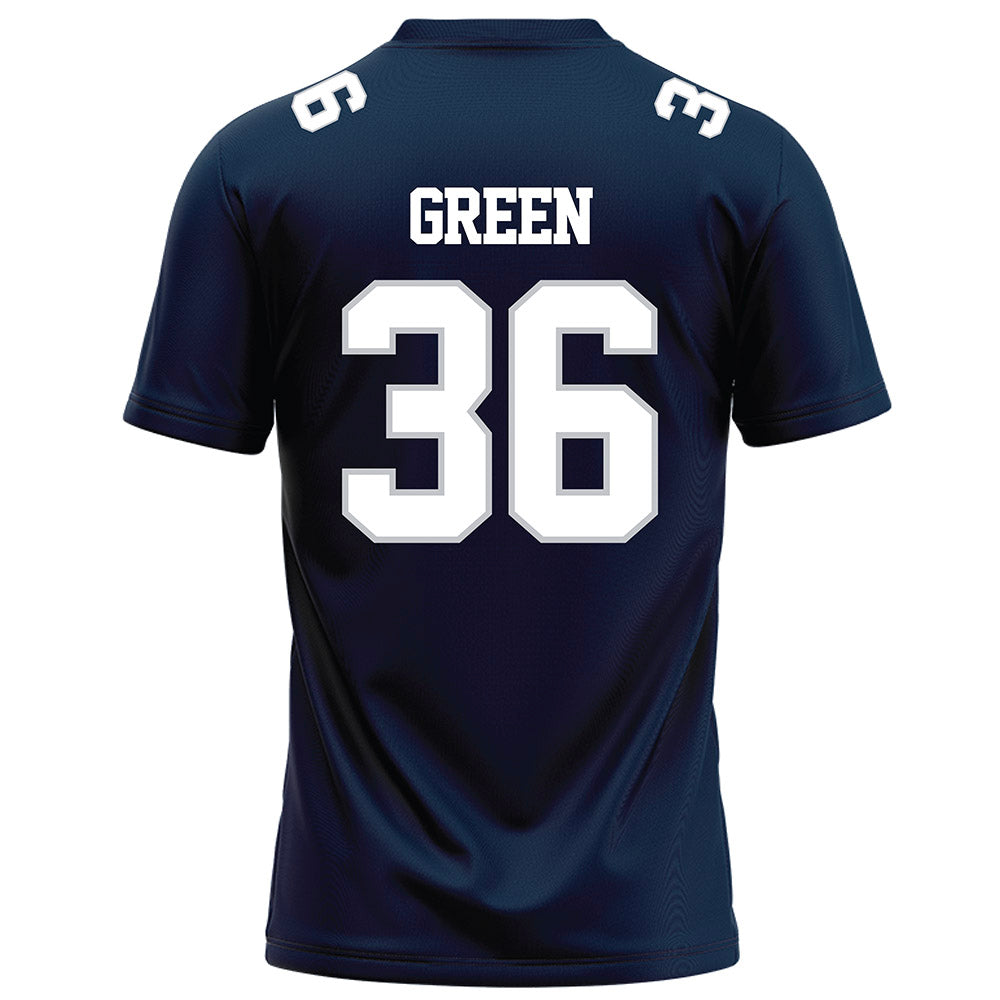 Samford - NCAA Football : Dayton Green - Navy Football Jersey
