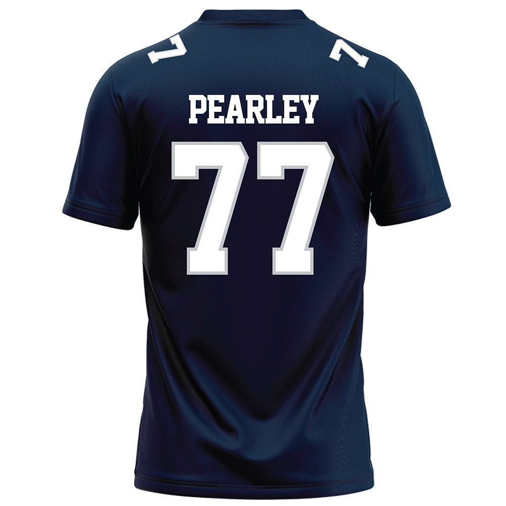 Samford - NCAA Football : Kaleb Pearley - Navy Football Jersey-1
