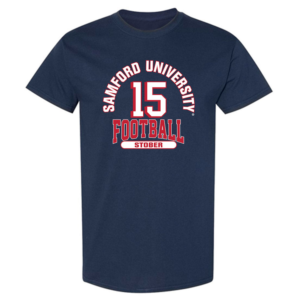 Samford - NCAA Football : Brady Stober - Classic Fashion Shersey T-Shirt-0