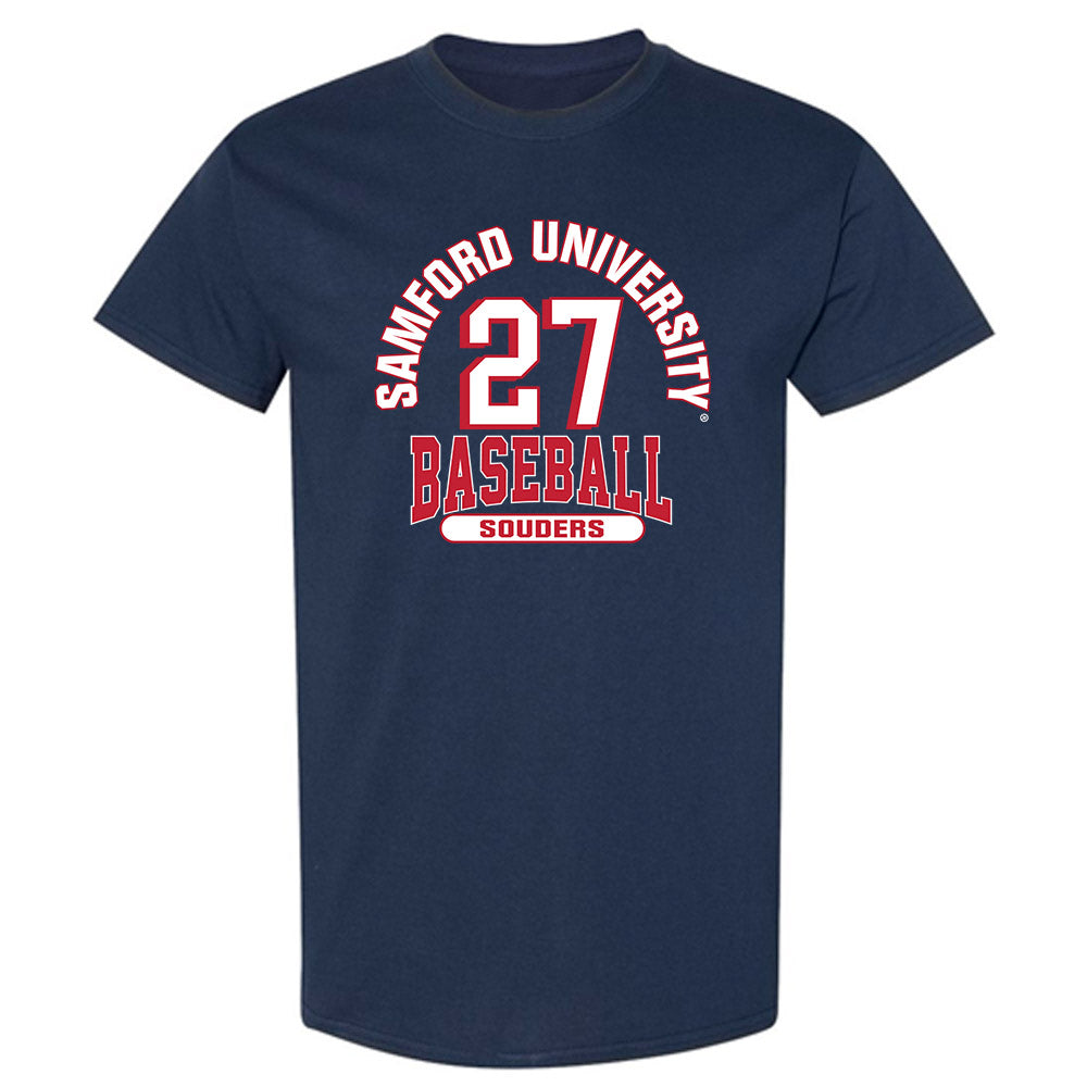 Samford - NCAA Baseball : Jake Souders - Classic Fashion Shersey T-Shirt-0