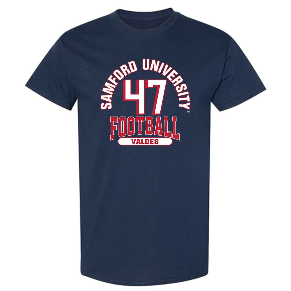 Samford - NCAA Football : Daniel Valdes - Classic Fashion Shersey T-Shirt-0