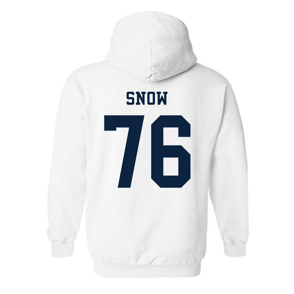 Samford - NCAA Football : Michael Snow - Classic Fashion Shersey Hooded Sweatshirt-1