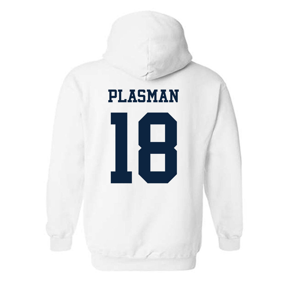 Samford - NCAA Women's Volleyball : Sophia Plasman - Classic Fashion Shersey Hooded Sweatshirt-1