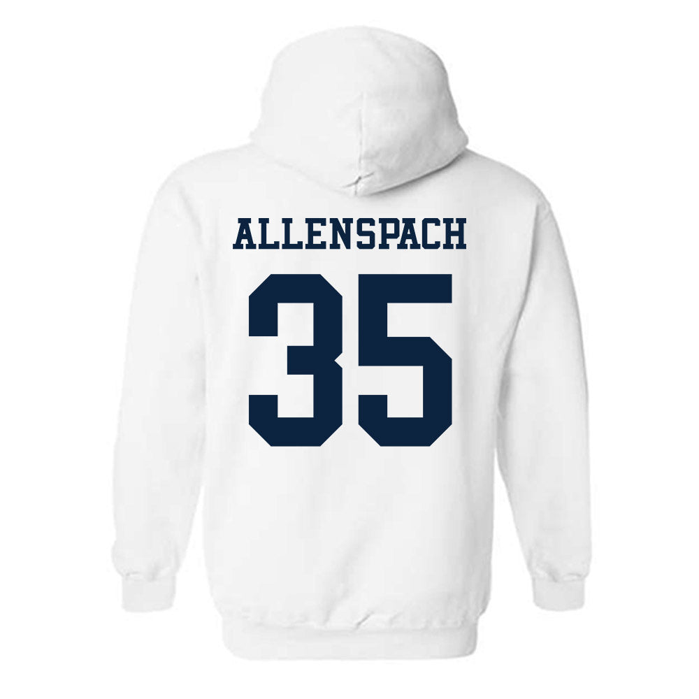 Samford - NCAA Men's Basketball : Riley Allenspach - Classic Fashion Shersey Hooded Sweatshirt-1
